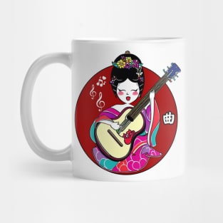 Geisha guitarist Mug